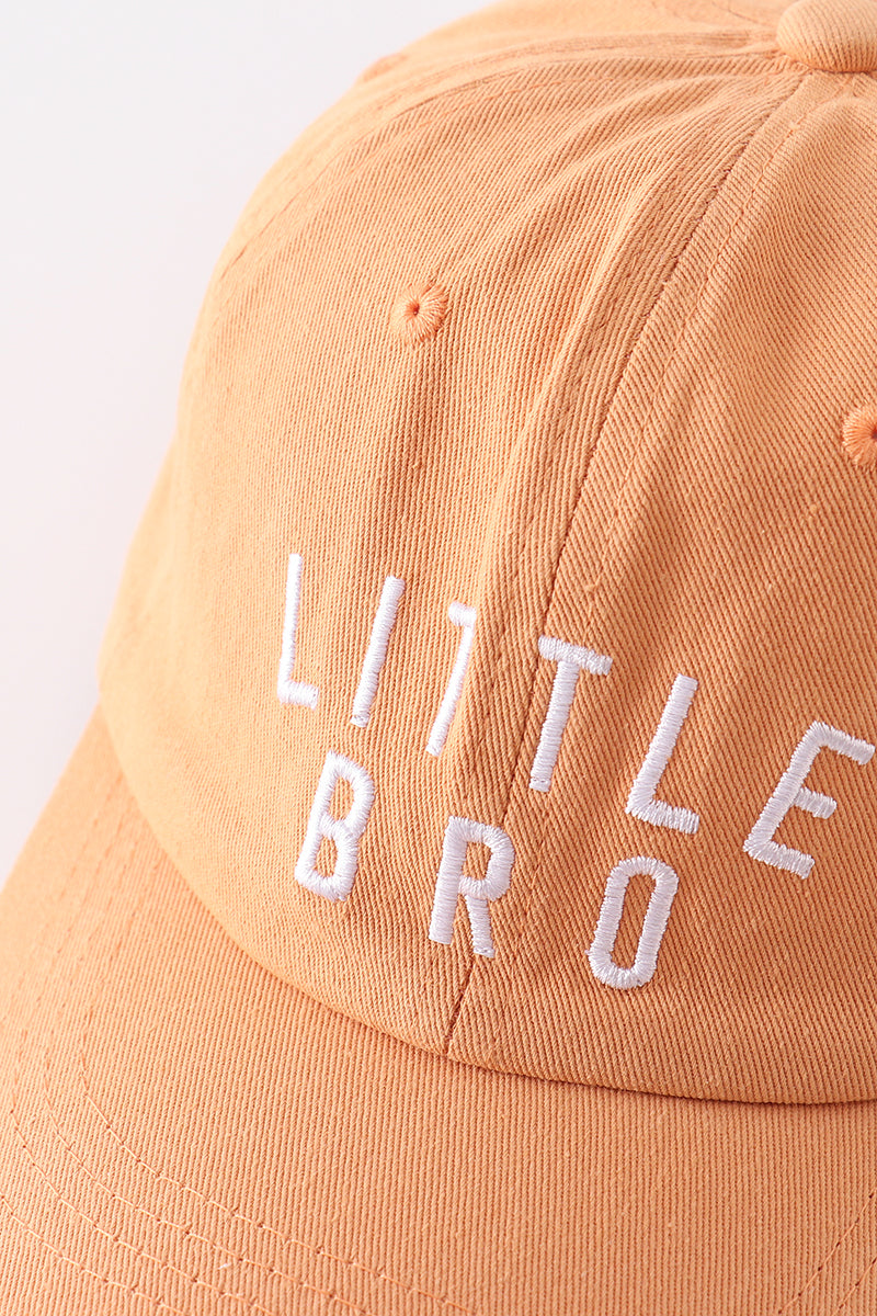 Brown bro embroidery baseball cap