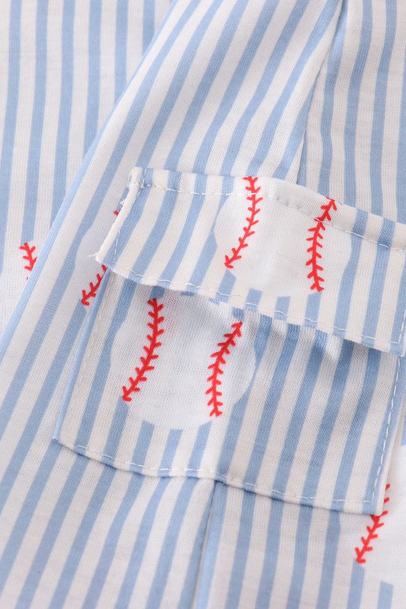 Blue stripe baseball jonjon