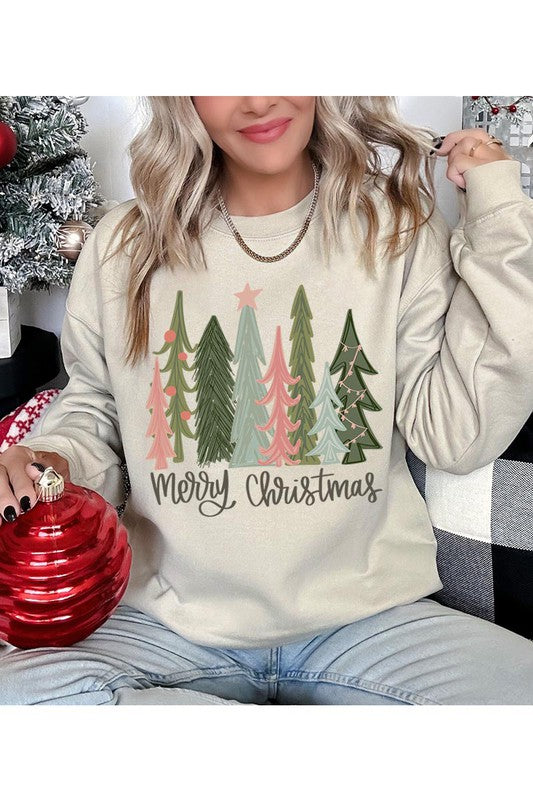 Merry Christmas Fleece Sweatshirt