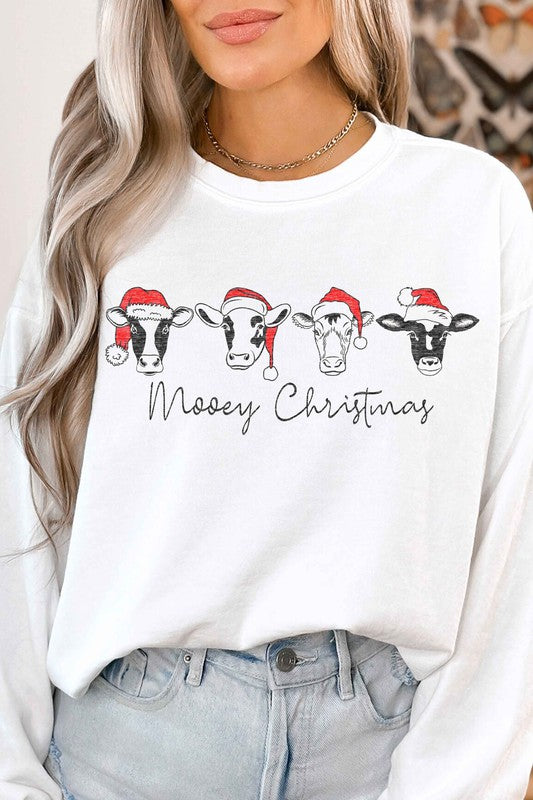 Mooey Christmas Farm Sweatshirt