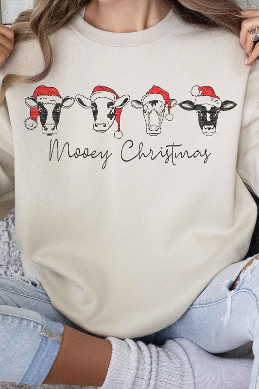 Mooey Christmas Farm Sweatshirt