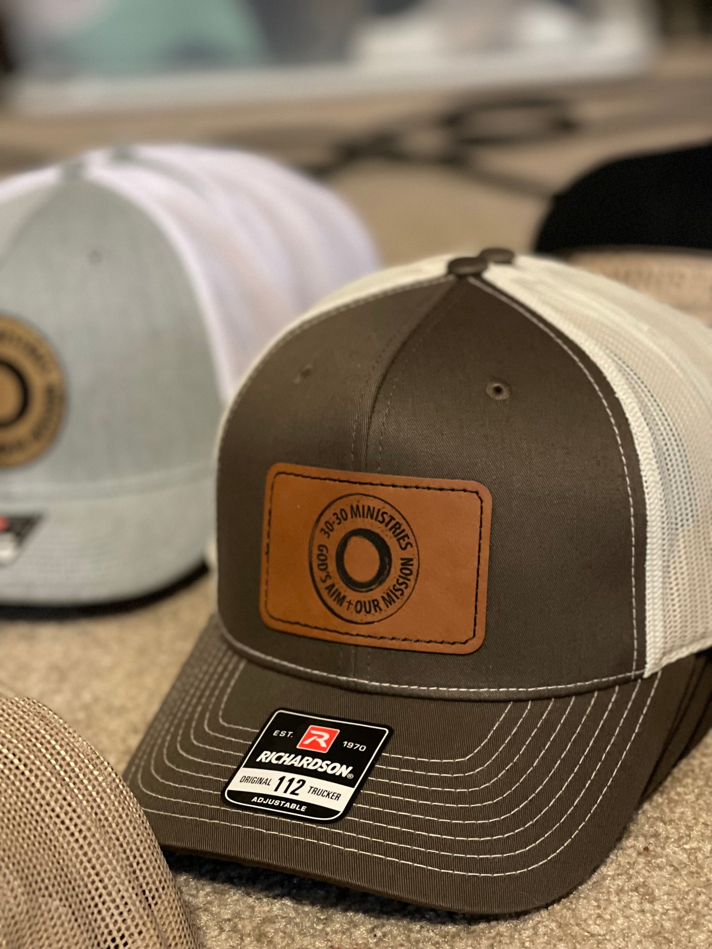 Custom Logo Leather Patch Hat