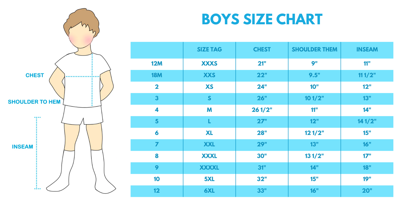 Orange character boy pajamas set