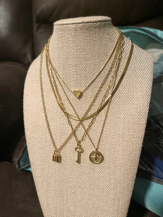 Gold Necklaces (5 Styles)