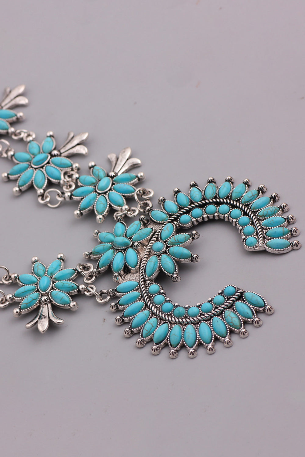 Turquoise Double Chain Necklace RTS