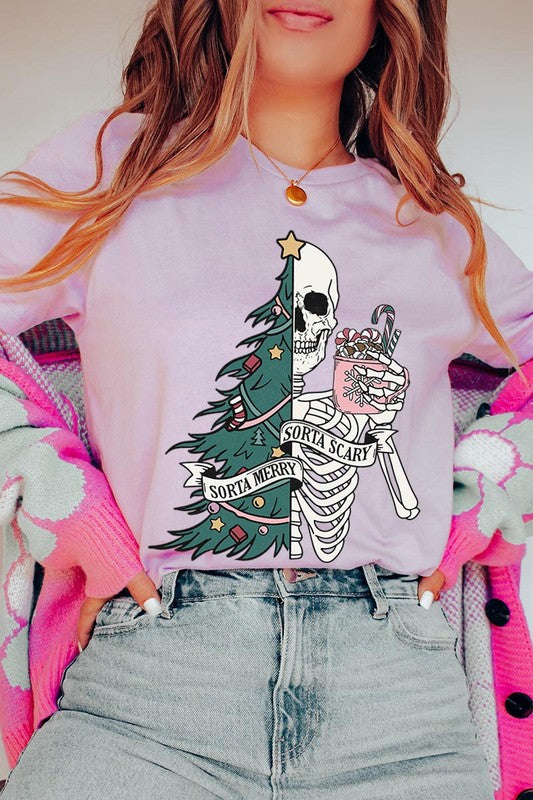 Sorta Merry Sorta Scary Graphic Tee