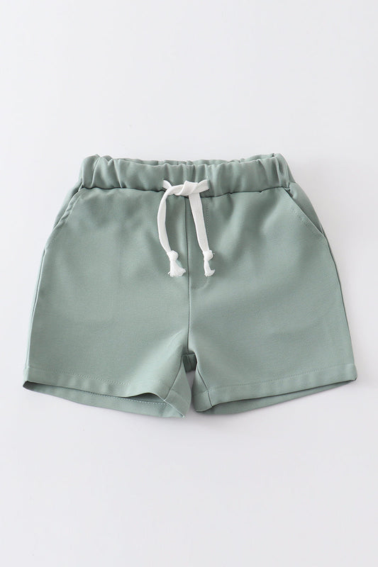 Premium Sage pocket boy shorts