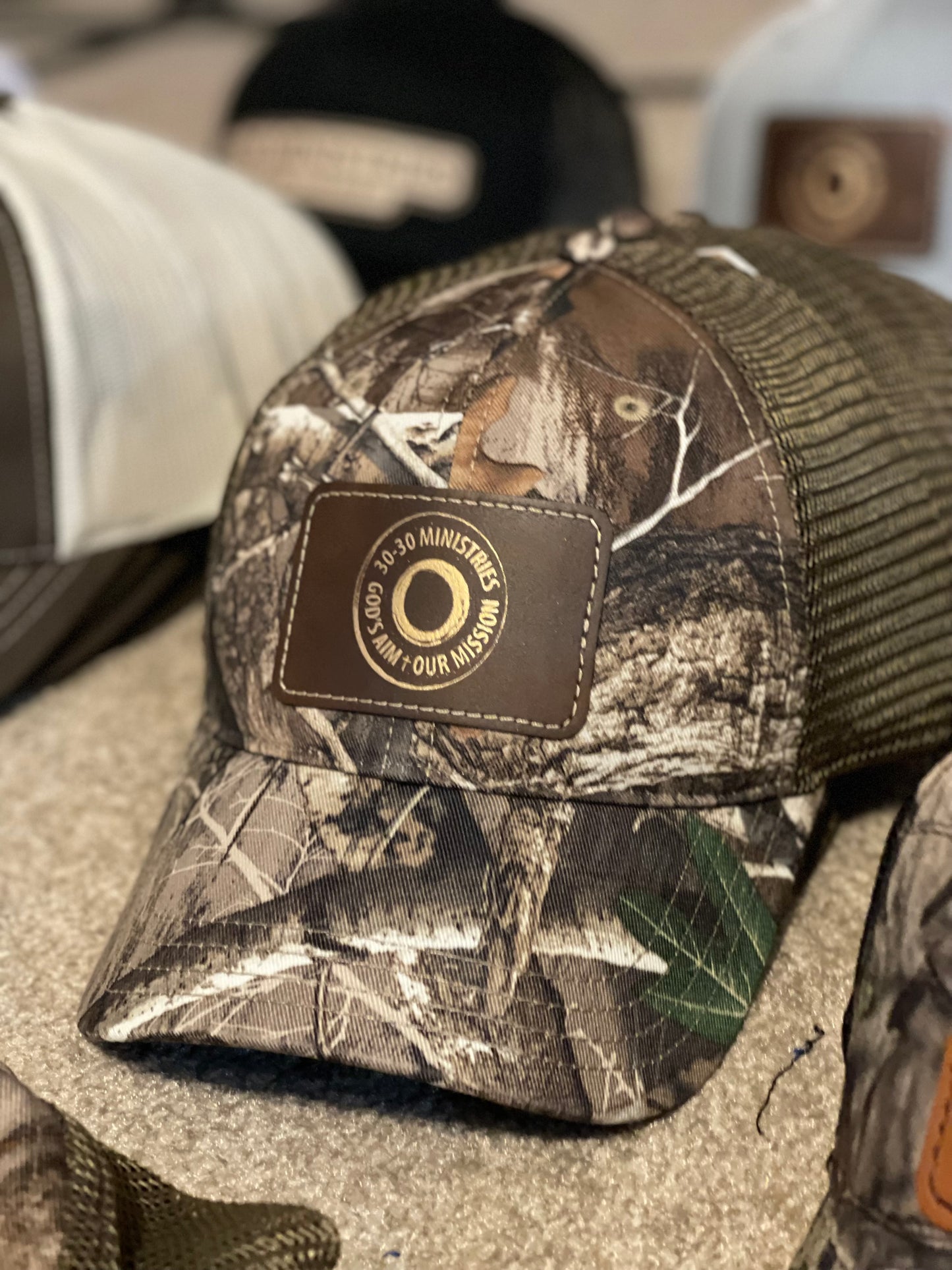 Custom Logo Leather Patch Hat