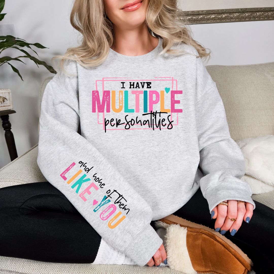 Multiple Personalities Sweatshirt in Three Colors