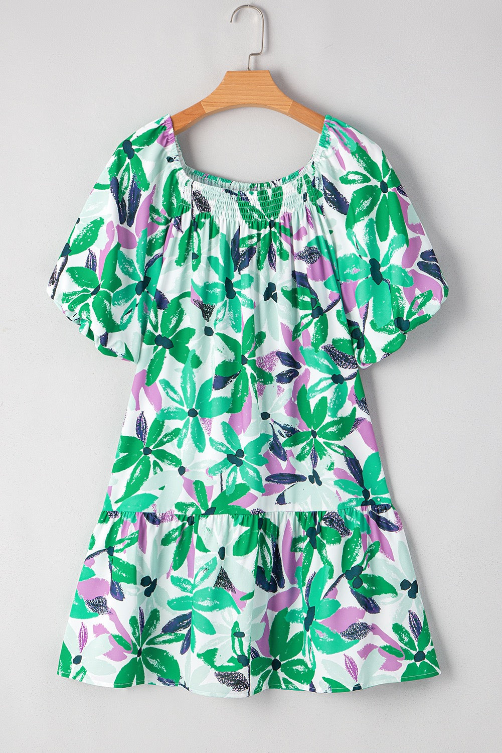 Green Floral Dress March.