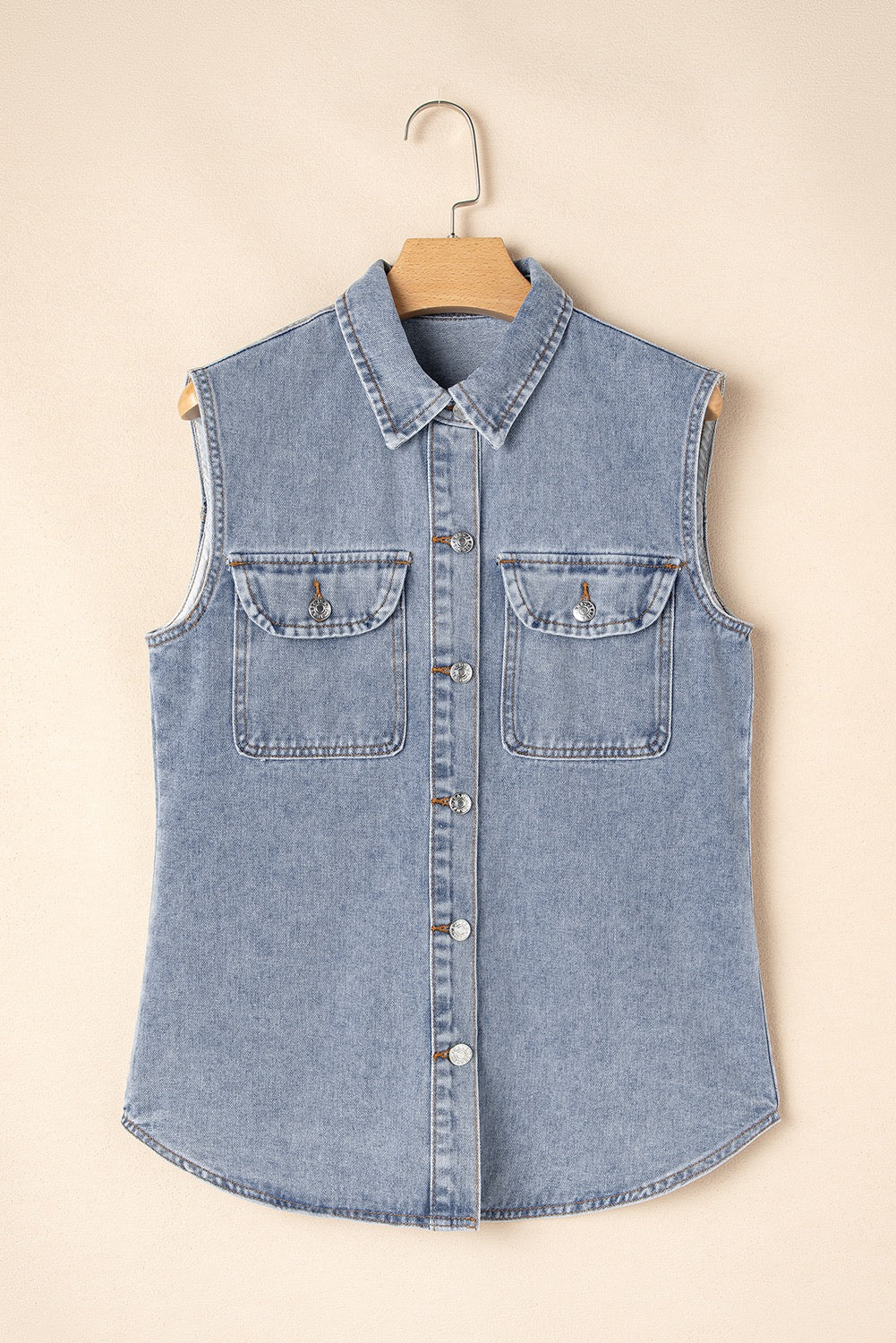 Denim Vest March.