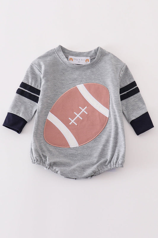 Grey football boy bubble