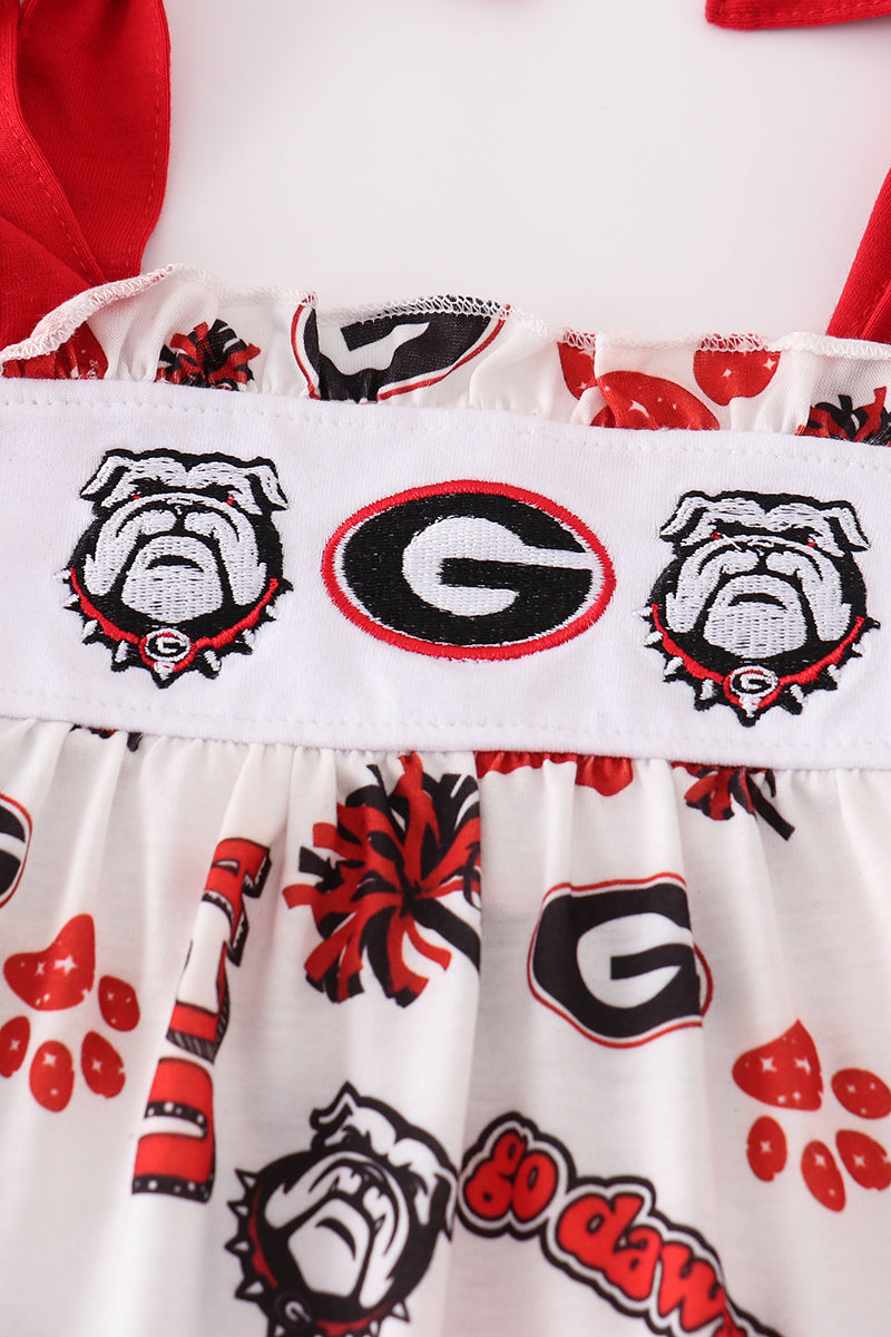 Bulldog embroidery set