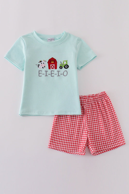 E-I-E-I-O embroidery set