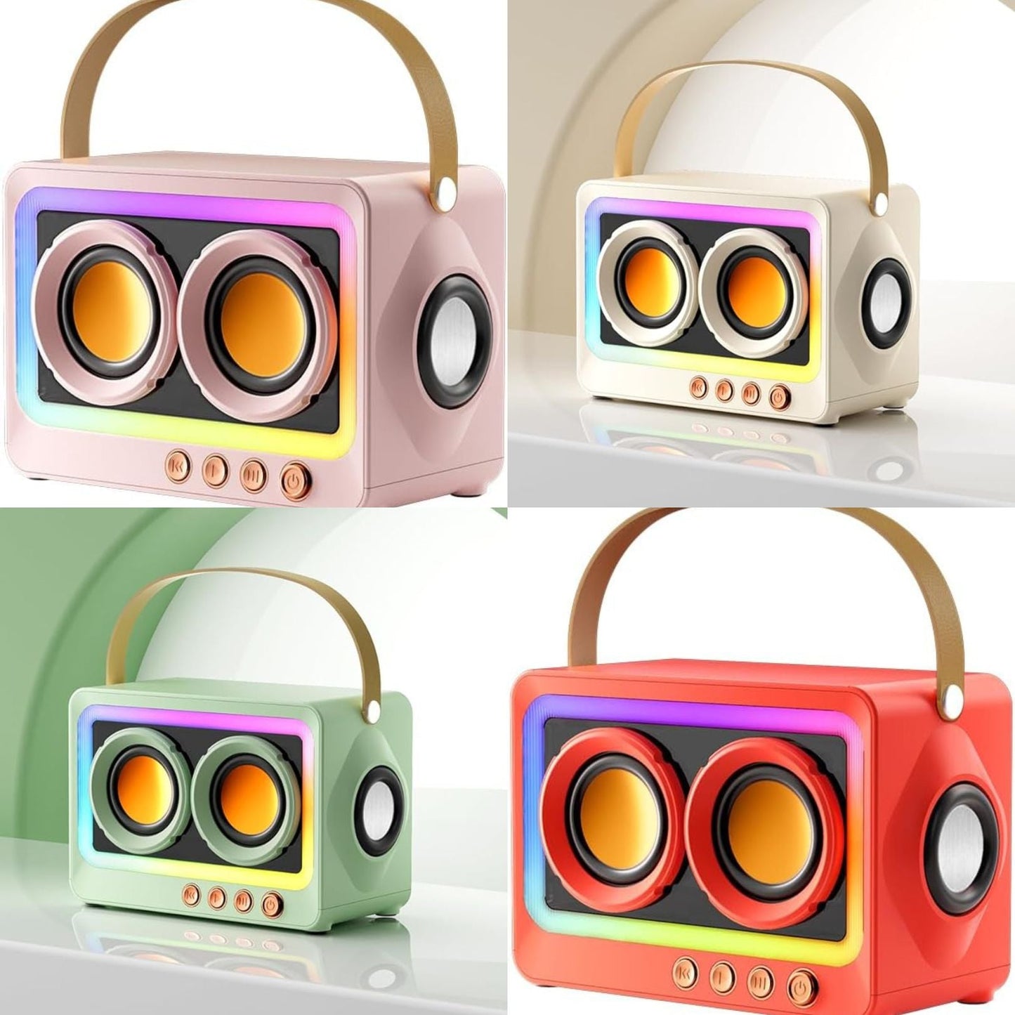 Boombox Mini Bluetooth Wireless Speaker in Assorted Colors