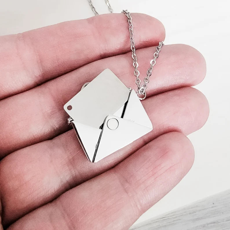 Secret Letter Necklace - Engraved